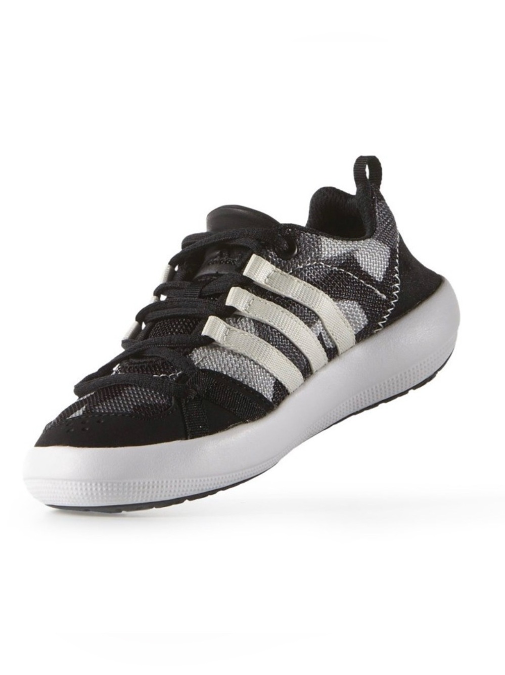 Adidas Climacool Boat Lace K Water Shoes Size 13 Black White Camo - Discontinued